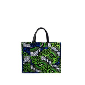 Adire patch Bag - Dugo, Afrocentric, Handmade, Ankara, Adire, Aso-oke