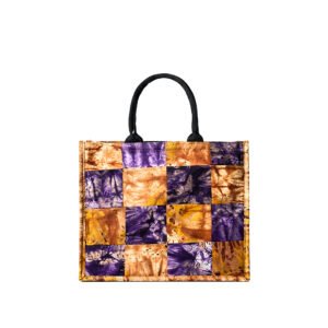 Adire patch Bag - Dugo, Afrocentric, Handmade, Ankara, Adire, Aso-oke