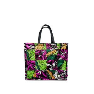 Adire patch Bag - Dugo, Afrocentric, Handmade, Ankara, Adire, Aso-oke