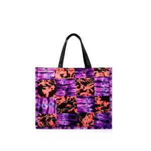 Adire patch Bag - Dugo, Afrocentric, Handmade, Ankara, Adire, Aso-oke