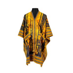 Ajoke Kimono - Dugo, Afrocentric, Handmade, Ankara, Adire, Aso-oke
