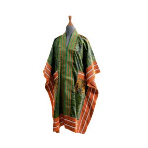 Ajoke Kimono - Dugo, Afrocentric, Handmade, Ankara, Adire, Aso-oke