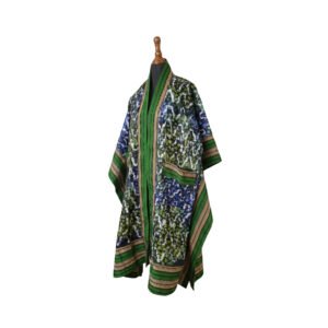 Ajoke Kimono - Dugo, Afrocentric, Handmade, Ankara, Adire, Aso-oke