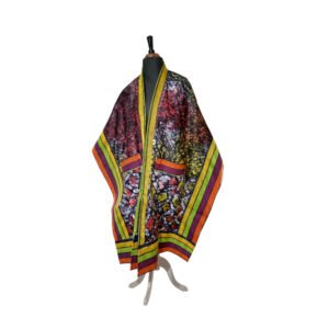 Ajoke Kimono - Dugo, Afrocentric, Handmade, Ankara, Adire, Aso-oke