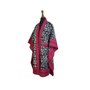 Ajoke Kimono - Dugo, Afrocentric, Handmade, Ankara, Adire, Aso-oke