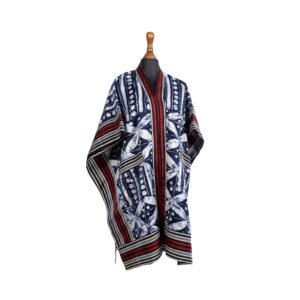 Ajoke Kimono - Dugo, Afrocentric, Handmade, Ankara, Adire, Aso-oke
