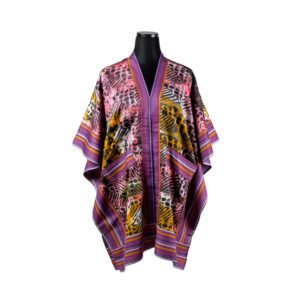 Ajoke Kimono - Dugo, Afrocentric, Handmade, Ankara, Adire, Aso-oke