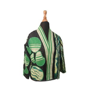 Applique Jacket - Dugo, Afrocentric, Handmade, Ankara, Adire, Aso-oke