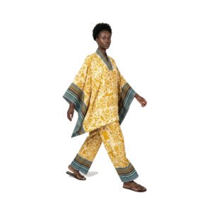 Aso-Oke Jumbo Pants - Dugo, Afrocentric, Handmade, Ankara, Adire, Aso-oke