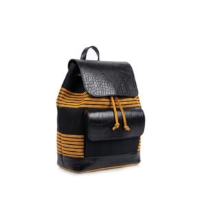 Moyo Backpack - Dugo, Afrocentric, Handmade, Ankara, Adire, Aso-oke