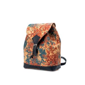 Moyo Backpack - Dugo, Afrocentric, Handmade, Ankara, Adire, Aso-oke