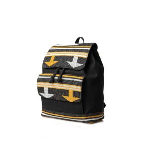 Moyo Backpack - Dugo, Afrocentric, Handmade, Ankara, Adire, Aso-oke