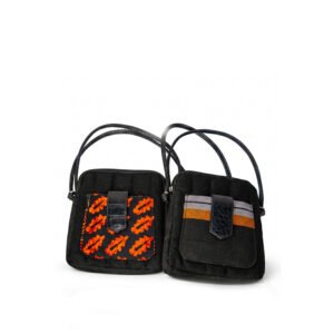 Sling bag - Dugo, Afrocentric, Handmade, Ankara, Adire, Aso-oke