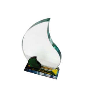 Crystal Award — custom engraved crystal award for corporate recognition and awards in Nigeria