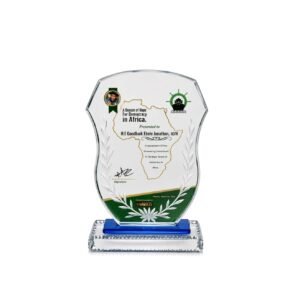 Crystal Award — custom engraved crystal award for corporate recognition and awards in Nigeria