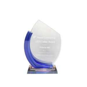 Crystal Award — custom engraved crystal award for corporate recognition and awards in Nigeria