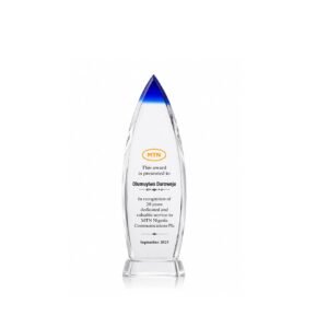 Crystal Award — custom engraved crystal award for corporate recognition and awards in Nigeria