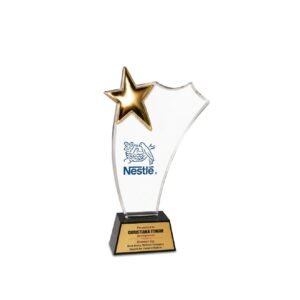 Crystal Award — custom engraved crystal award for corporate recognition and awards in Nigeria