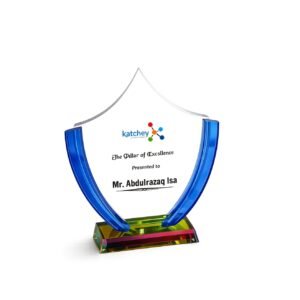Crystal Award — custom engraved crystal award for corporate recognition and awards in Nigeria