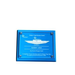 Wooden and Acrylic Plaque — custom engraved wooden and acrylic plaque for corporate recognition and awards in Nigeria