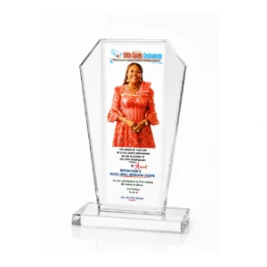 Our Custom Crystal Sublimation blends everyday function with a premium, executive finish. Solid optical crystal sits proudly on any desk, making it an ideal corporate gift, conference souvenir or thoughtful appreciation token. Personalise it with a name, logo or short message using crisp laser engraving. Compact, durable and elegantly packaged, it ships safely across Nigeria. Order Now!