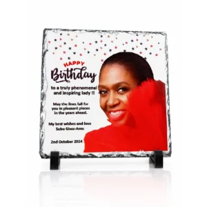 Turn a treasured photo into art with our Photo Rock crystal. Your image is precision laser-etched inside solid optical crystal, creating a stunning 3D keepsake that stands out as a personalised gift, anniversary present or recognition award. Each photo rock is made to order from your supplied image and can include engraved text. Beautifully packaged and shipped safely across Nigeria. Create a lasting memory with Dugo!