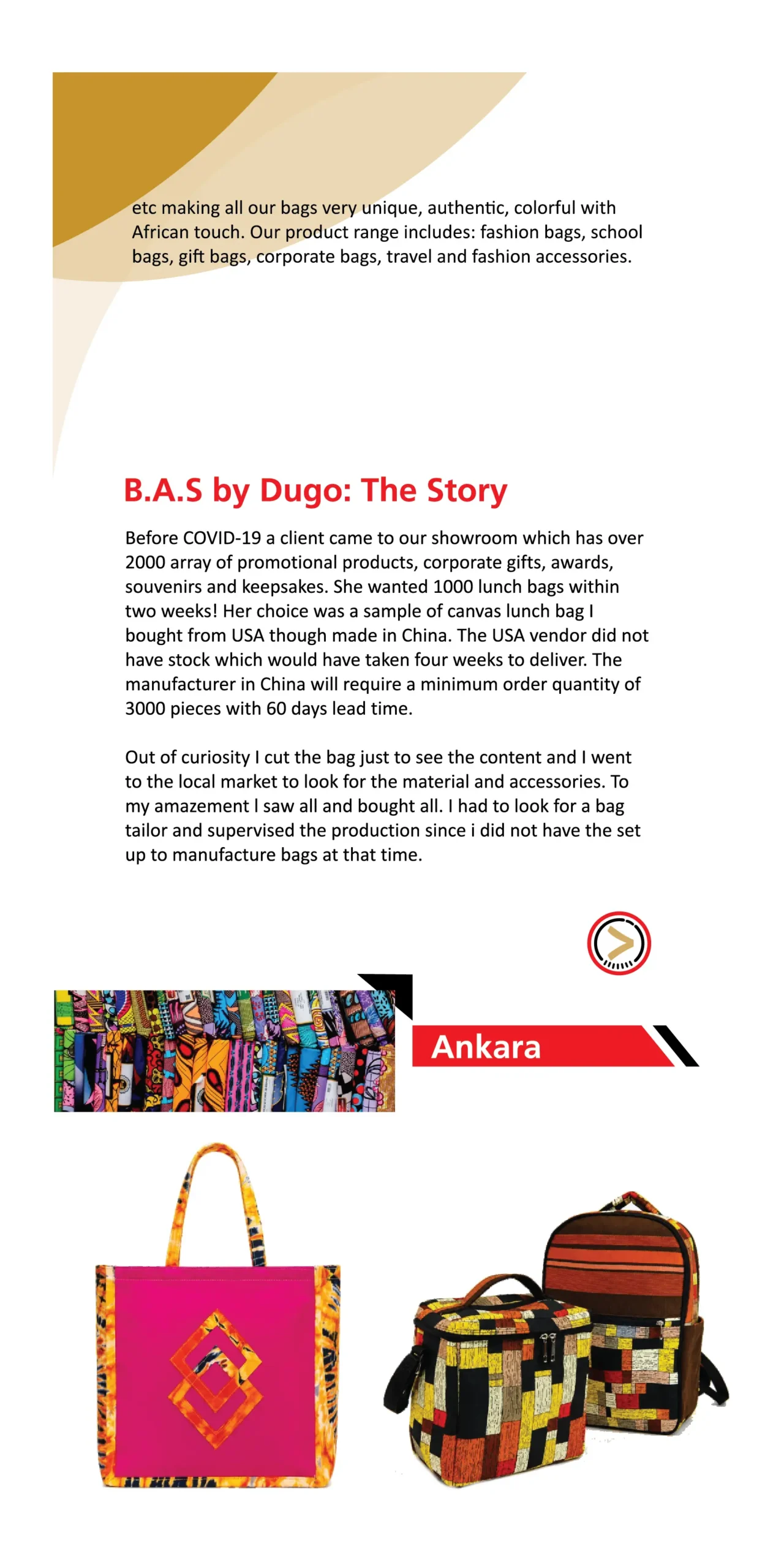 Dugo Bags, Accessories, Souvenirs (B.A.S)