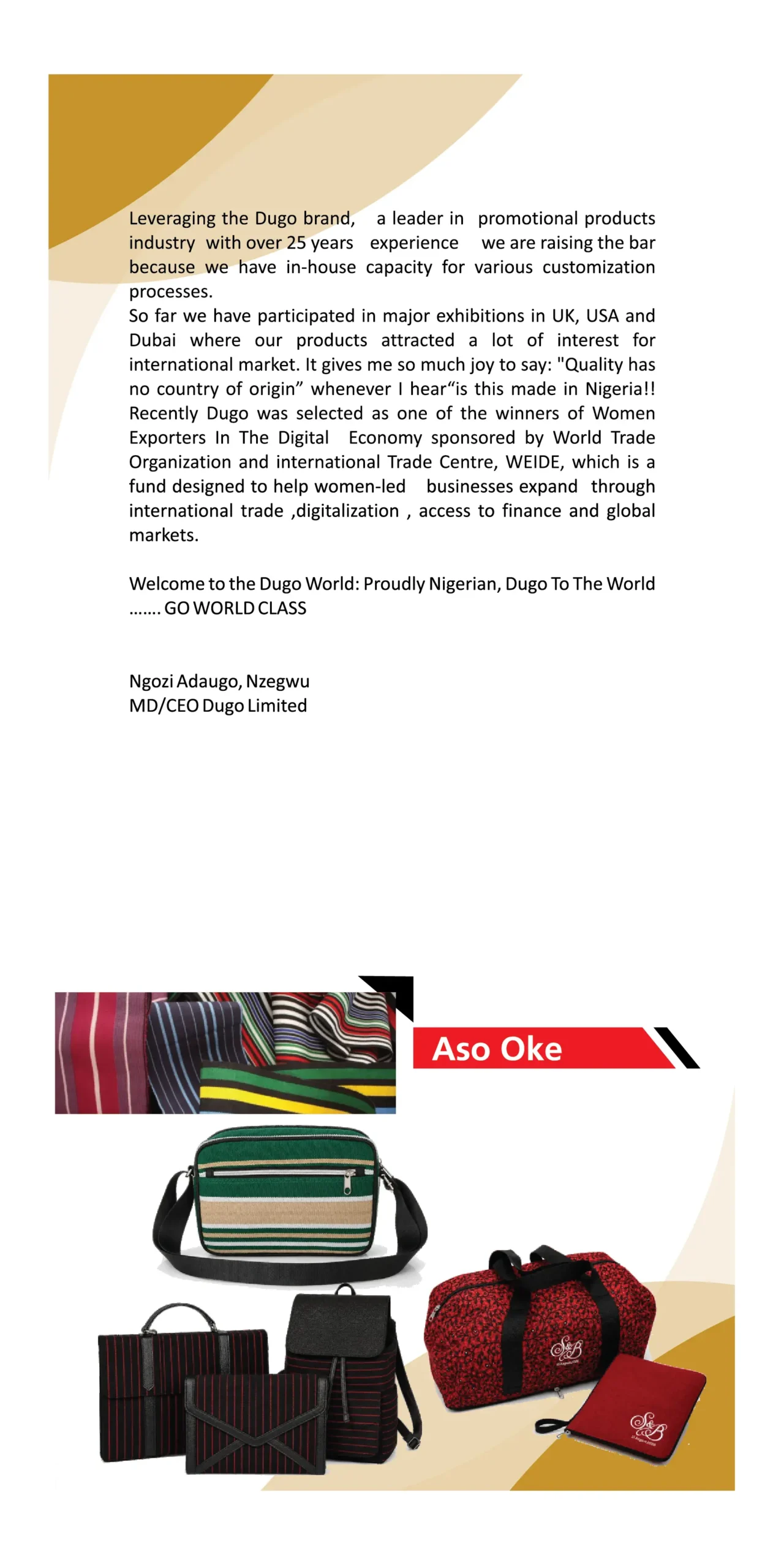 Dugo Bags, Accessories, Souvenirs (B.A.S)